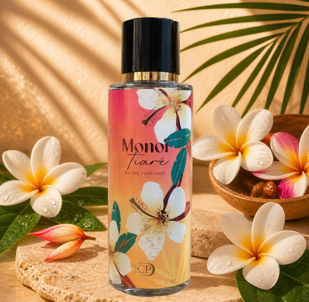 Brume corps et cheveux Monoï Tiaré – 250 ml Collection Platinium