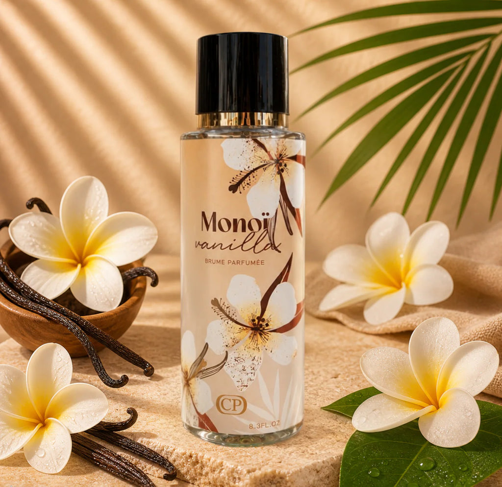 Brume corps et cheveux Monoï Vanilla – 250 ml Collection Platinium