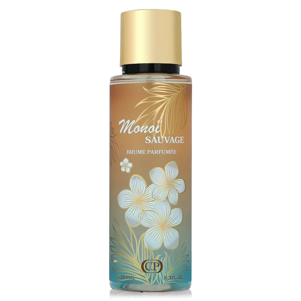 Brume corps et cheveux Monoï Sauvage – 250 ml Collection Platinium